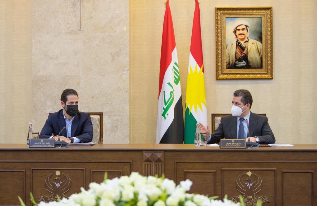 سەرۆکی حکومەتی هەرێمی کوردستان سەرپەرشتی کۆبوونەوەیەکی ئەنجوومەنی باڵای ئابووری دەکات